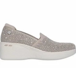 Wedges|Slip-Ons<SKECHERS Martha Stewart: Pier-Lite - My Reflection TAUPE