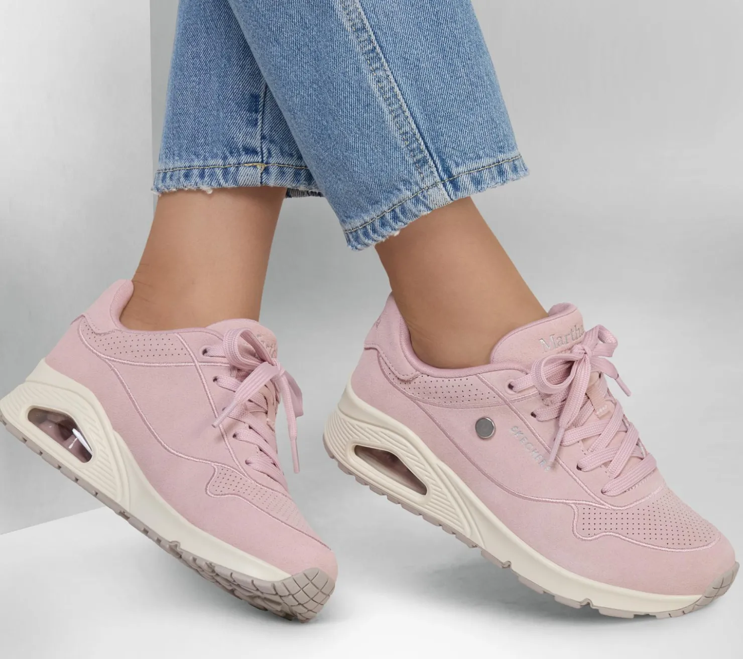 Lace Up|Athletic Sneakers<SKECHERS Martha Stewart: Uno ROSE