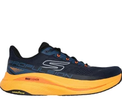 Lace Up<SKECHERS Max Cushioning Propulsion NAVY / ORANGE