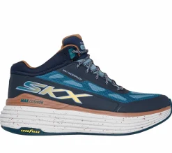 Lace Up|Athletic Sneakers<SKECHERS Max Cushioning Suspension - Terrace NAVY / TEAL
