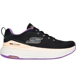 Lace Up|Athletic Sneakers<SKECHERS Max Cushioning Suspension - High Road BLACK / PURPLE
