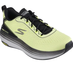 Lace Up|Athletic Sneakers<SKECHERS Max Cushioning Suspension - Voyager LIME / BLACK
