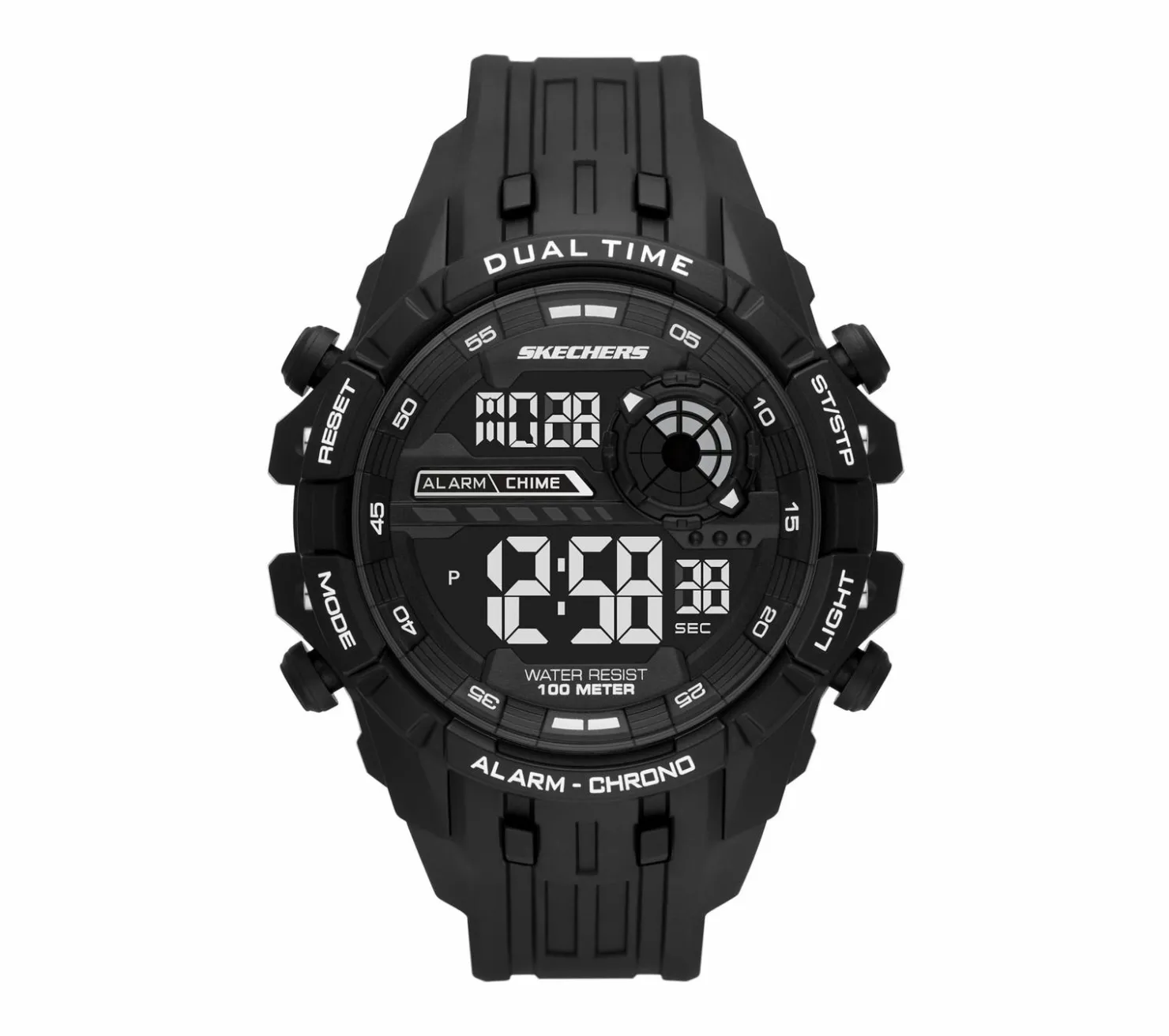 Watches|Accessories<SKECHERS McConnell Big Push Watch BLACK