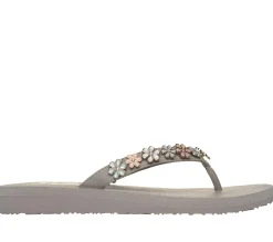Sandals<SKECHERS Meditation - Daisy Crush TAUPE / MULTI