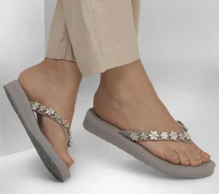 Sandals<SKECHERS Meditation - Daisy Crush TAUPE / MULTI