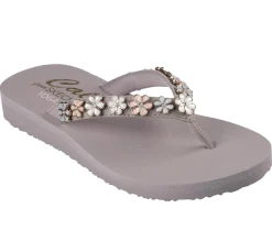 Sandals<SKECHERS Meditation - Daisy Crush TAUPE / MULTI