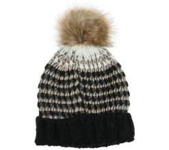 Hats|Cold Weather Gear<SKECHERS Metallic Yarn Beanie Hat BLACK