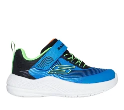Athletic Shoes & Sneakers<SKECHERS Microspec Advance BLUE / LIME
