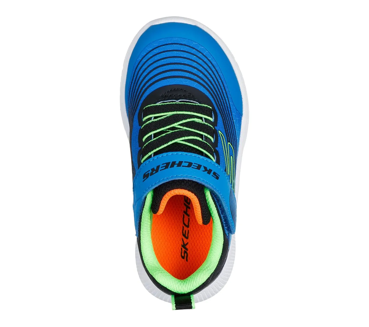 Athletic Shoes & Sneakers<SKECHERS Microspec Advance BLUE / LIME