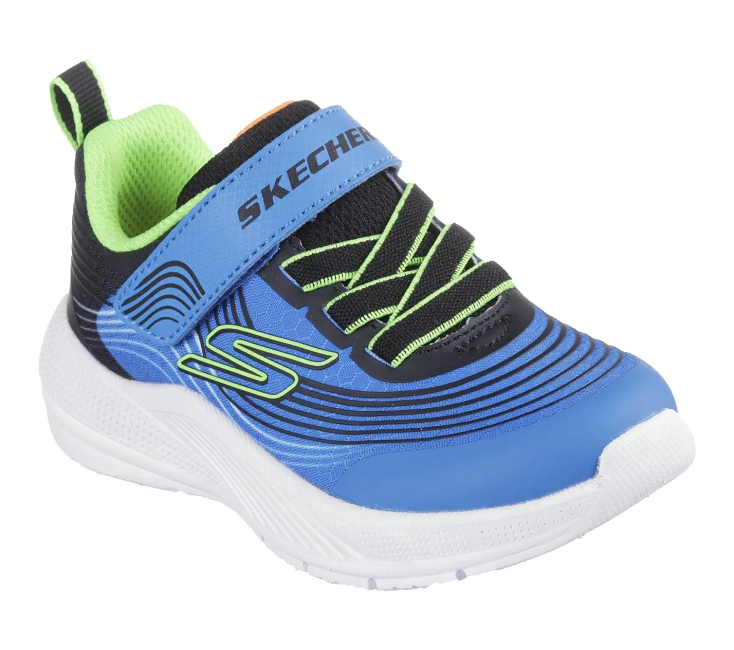 Athletic Shoes & Sneakers<SKECHERS Microspec Advance BLUE / LIME