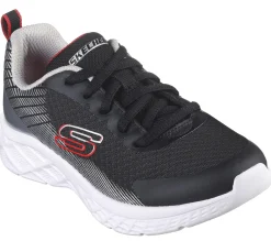 Lace Ups|Athletic Shoes & Sneakers<SKECHERS Microspec II - Vovrix BLACK / RED