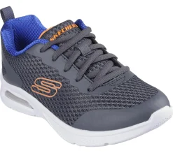 Lace Ups|Athletic Shoes & Sneakers<SKECHERS Microspec Max - Kaptix CHARCOAL/BLUE