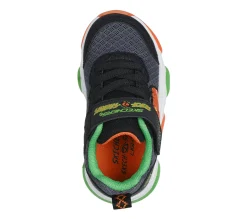 Light-Up|Athletic Shoes & Sneakers<SKECHERS Mighty Glow 2.0 - Dino-Bolt BLACK / ORANGE