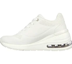 Wedges|Lace Up<SKECHERS Million Air - Elevated Air WHITE