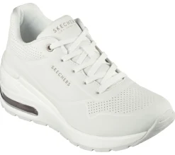 Wedges|Lace Up<SKECHERS Million Air - Elevated Air WHITE
