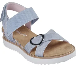 Sandals<SKECHERS Miss Desert Hi LIGHT DENIM