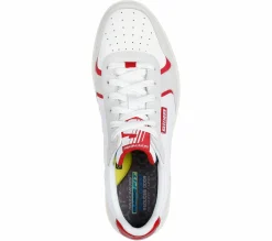Lace Up|Casual Sneakers<SKECHERS New Wave Cup - Hancer WHITE / RED