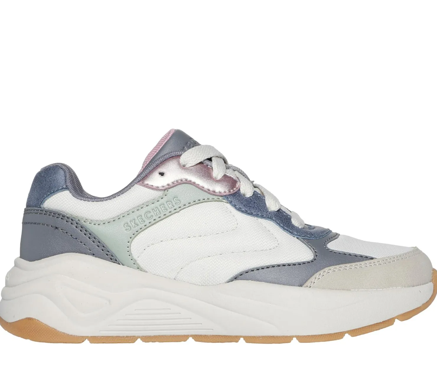 Lace Ups|Athletic Shoes & Sneakers<SKECHERS Nova Jogger NATURAL / MULTI