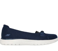 Slip-Ons|Flats<SKECHERS On-the-GO Flex - Peony NAVY / WHITE