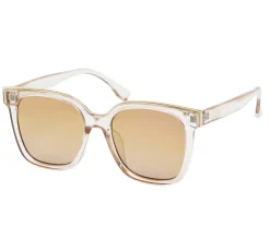 Sunglasses<SKECHERS Oversized Square Sunglasses TAUPE / GOLD