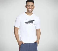 Tops|Tops<SKECHERS Performance Short Sleeve Tee WHITE