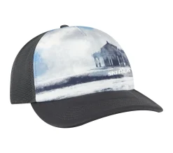Hats|Accessories<SKECHERS PIER TRUCKER BLACK / CHARCOAL