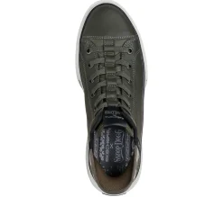 Hands Free Slip-Ins|Casual Sneakers<SKECHERS Premium Leather Slip-ins: Snoop One - OG OLIVE