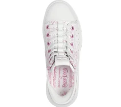 Hands Free Slip-Ins|Casual Sneakers<SKECHERS Premium Leather Slip-ins Snoop One - Double G WHITE / PINK