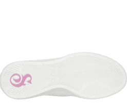Hands Free Slip-Ins|Casual Sneakers<SKECHERS Premium Leather Slip-ins Snoop One - Double G WHITE / PINK