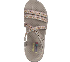 Sandals<SKECHERS Reggae - Dream Weaver TAUPE / MULTI
