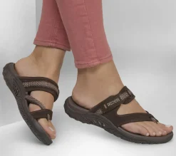 Sandals<SKECHERS Reggae - Fairfax CHOCOLATE