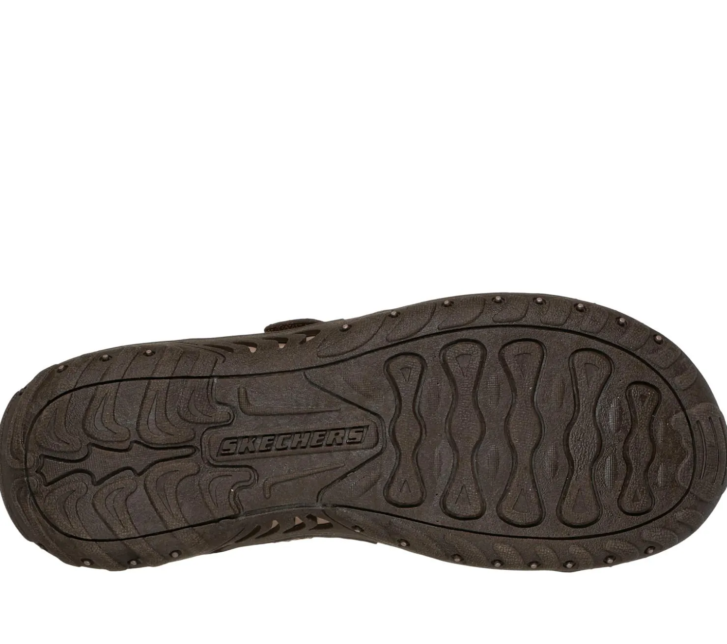 Sandals<SKECHERS Reggae - Fairfax CHOCOLATE