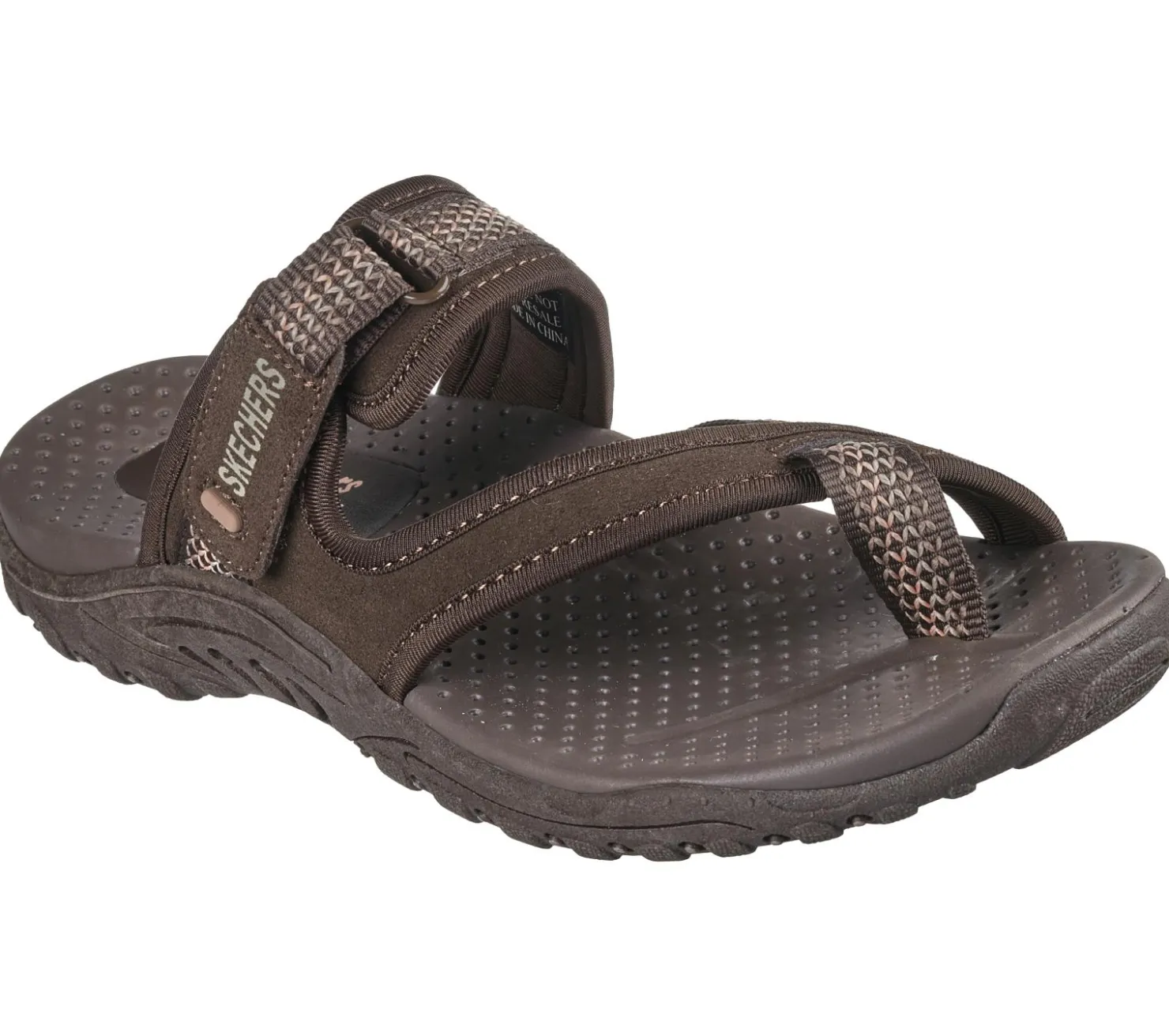 Sandals<SKECHERS Reggae - Fairfax CHOCOLATE