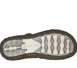 Sandals<SKECHERS Reggae - Sunday Stroll BROWN