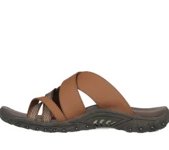 Sandals<SKECHERS Reggae - Sunday Stroll BROWN