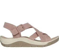 Sandals<SKECHERS Reggae Cup - Clean Lines BLUSH PINK