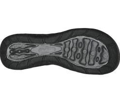Sandals<SKECHERS Reggae Cup - Smitten By You BLACK / WHITE