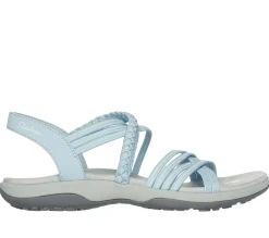 Sandals<SKECHERS Reggae Slim - In-Love LIGHT BLUE
