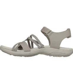 Sandals<SKECHERS Reggae Slim - Meadow Grazer TAUPE