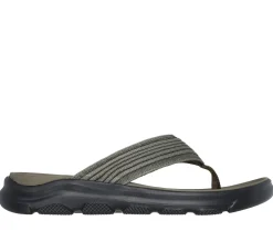 Sandals<SKECHERS Relaxed Fit: Alcano - Vencino LIGHT BROWN