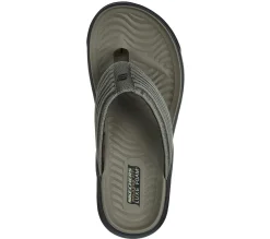Sandals<SKECHERS Relaxed Fit: Alcano - Vencino LIGHT BROWN