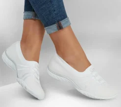 Slip-Ons|Casual Sneakers<SKECHERS Relaxed Fit: Breathe-Easy - Simple Pleasure WHITE