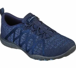 Slip-Ons|Casual Sneakers<SKECHERS Relaxed Fit: Breathe-Easy - Infi-Knity NAVY