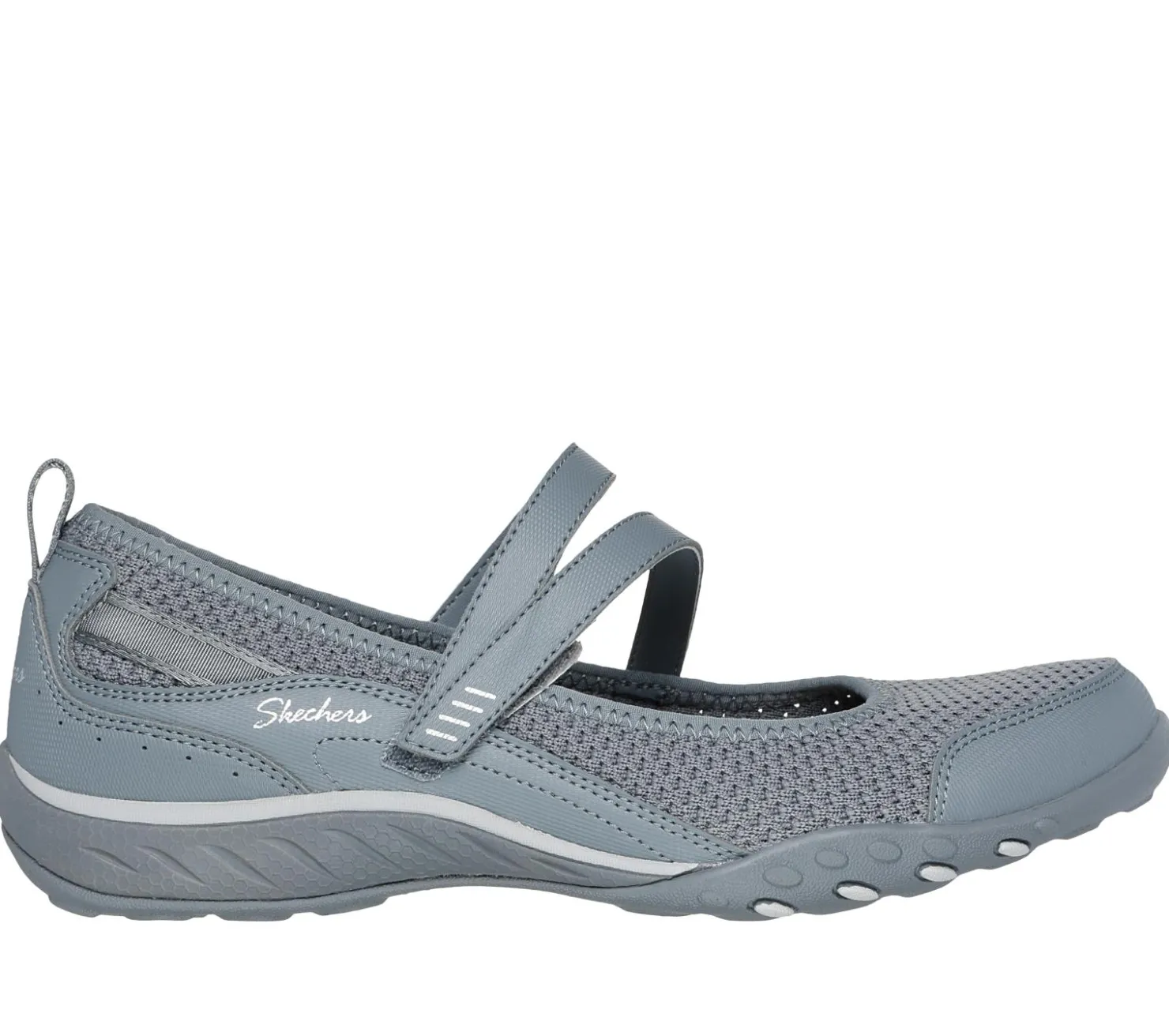 Flats|Casual Sneakers<SKECHERS Relaxed Fit: Breathe-Easy - Keep Clean GRAY