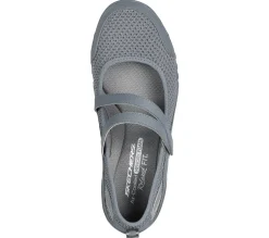 Flats|Casual Sneakers<SKECHERS Relaxed Fit: Breathe-Easy - Keep Clean GRAY