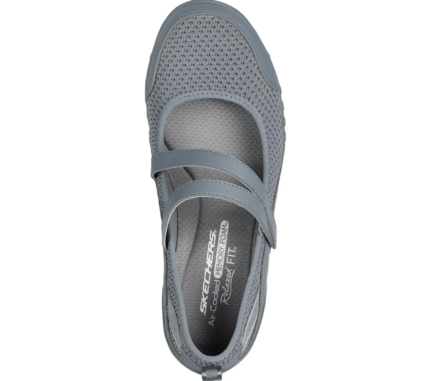 Flats|Casual Sneakers<SKECHERS Relaxed Fit: Breathe-Easy - Keep Clean GRAY