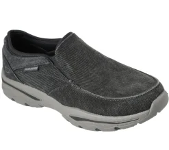 Canvas Shoes|Slip-Ons<SKECHERS Relaxed Fit: Creston - Moseco CHARCOAL