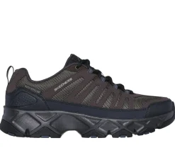 Lace Up|Athletic Sneakers<SKECHERS Relaxed Fit: Crossbar - Stilholt CHOCOLATE