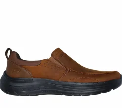 Dress Shoes|Slip-Ons<SKECHERS Relaxed Fit: Decklan - Aldred BROWN