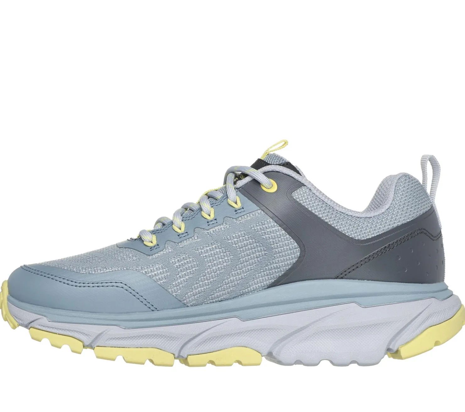 Lace Up|Athletic Sneakers<SKECHERS Relaxed Fit: D'Lux Journey - Marigold BLUE / YELLOW